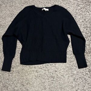 Philosophy Elegant Black V-Neck Sweater
